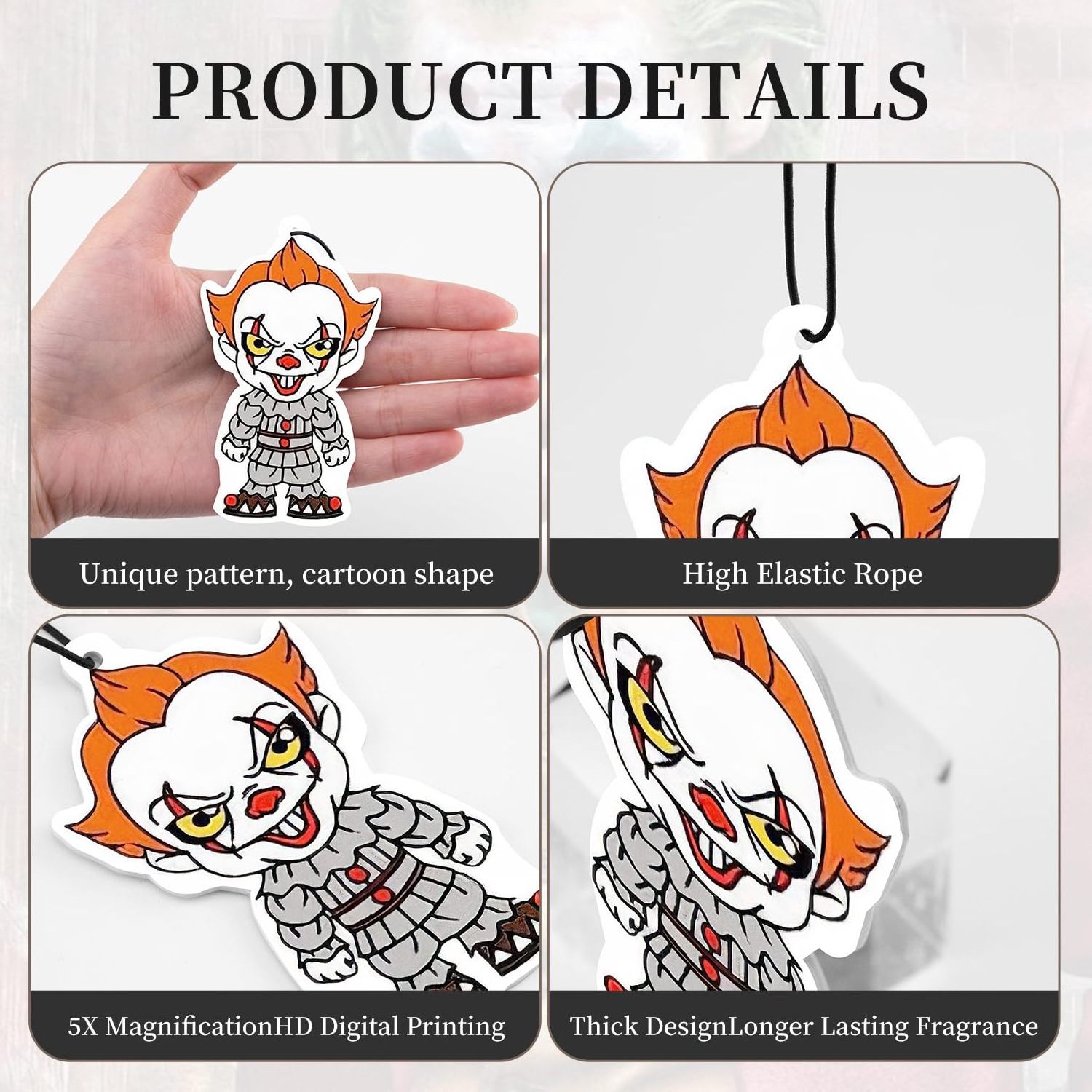 Custom Promotional Gifts Custom Logo Long Lasting Perfume Hanging Air Freshener Different Scents Paper Car Air Freshener