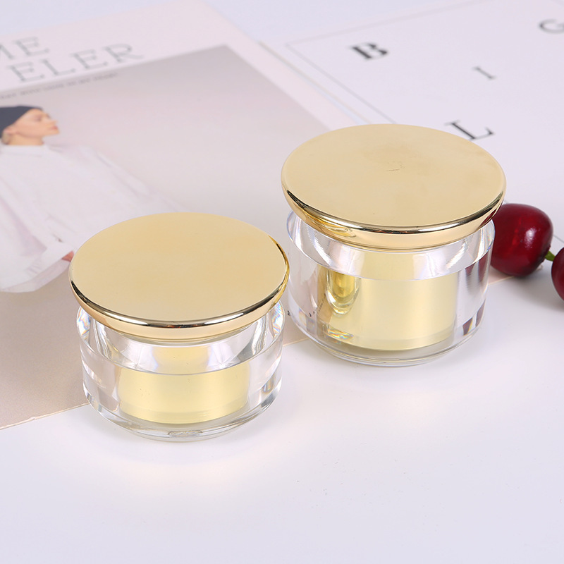 Spot silver acrylic 10g  15g  30g facial cream bottle beauty cream freckle cream sub-bottling mushroom bottle