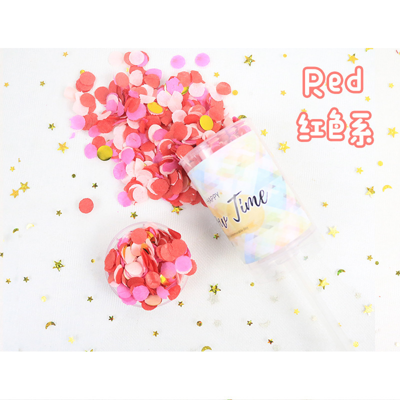 Eco-friendly Wedding Favors Mini Party Popper Handheld Push Pops Confetti