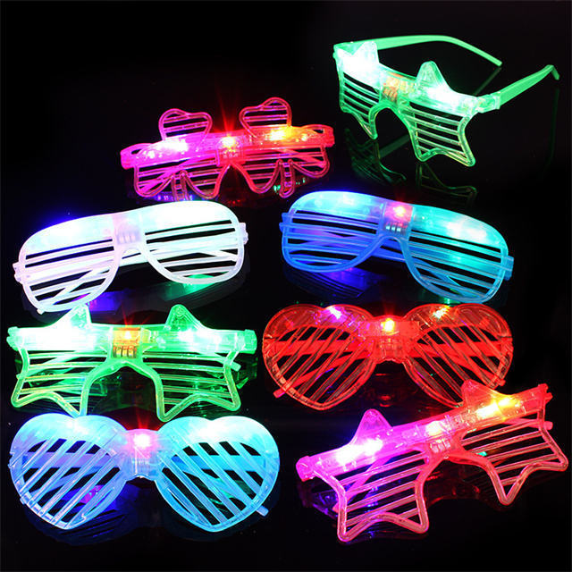 Cheap Price LED Glasses Glow in the Dark Light up Glasses Neon Party Favors Glow Glasses for Kid Adult Birthday Party Supplies