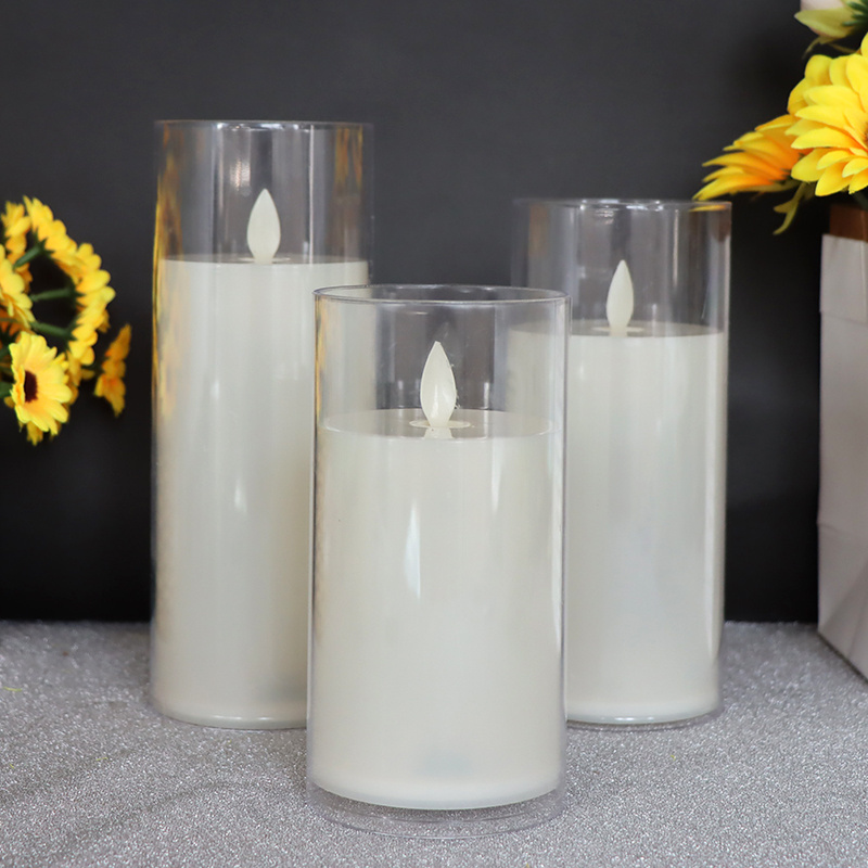 LED Flameless Pillar Candles Battery Operated for Halloween, Christmas, Bedroom, Home, Wedding, Birthday Decoration