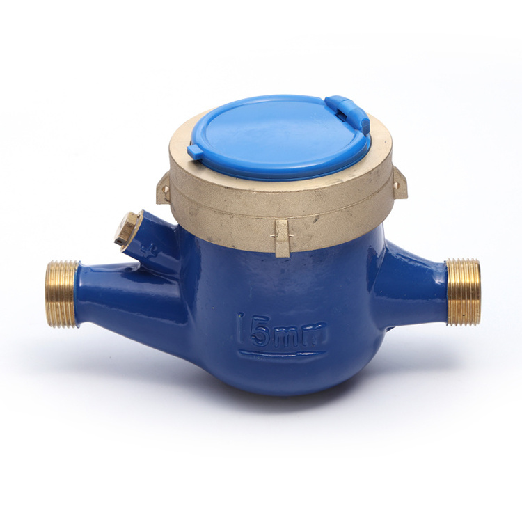 15mm R100 multi jet wet semi-dry water meter