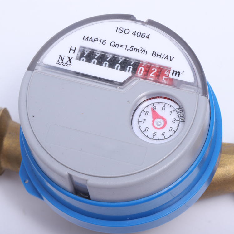 Single jet dry cheap cold water meter