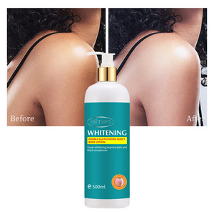 Wholesale Bleaching Cream Private Label Korean Moisturizing Black Skin Care Lightening Whitening Body Lotion