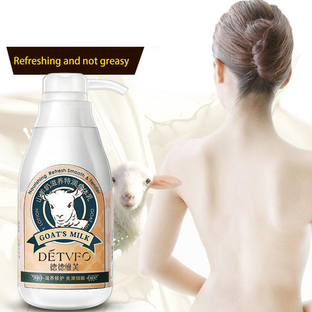 Clear Nature Goats Milk Moisturizing Whitening body Scrub Good Goat Milk Vitamin E Body Lotion For Fair and women