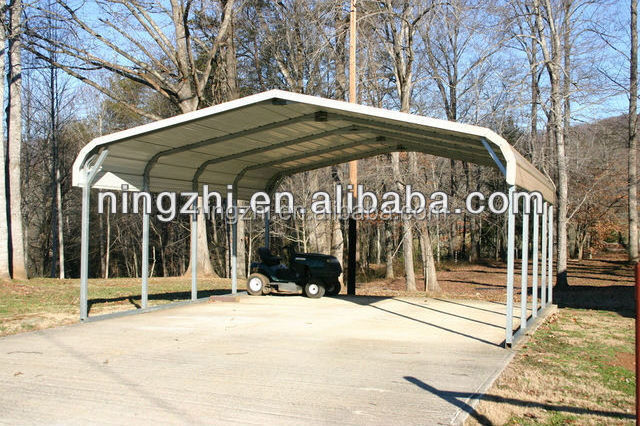 Steel Carport for two cars 6x6x3.5m / Metal Carport canopy