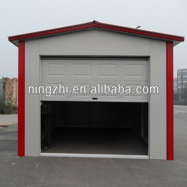 wholesale EPS sandwich panel garage & Prefab garage with eps sandwich wall,eps sandwich door ,can keep warm