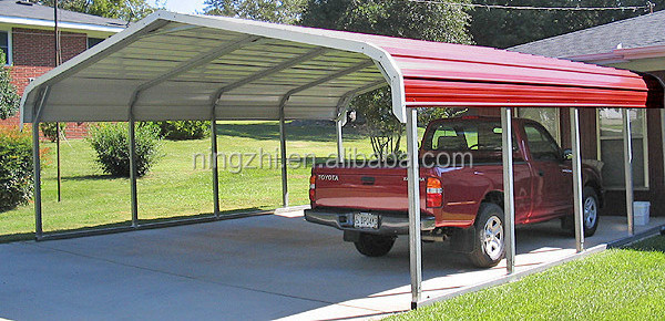 2 Car Metal Carport,High Snow Load Carport,Modern Cantilever Carport for Car Parking