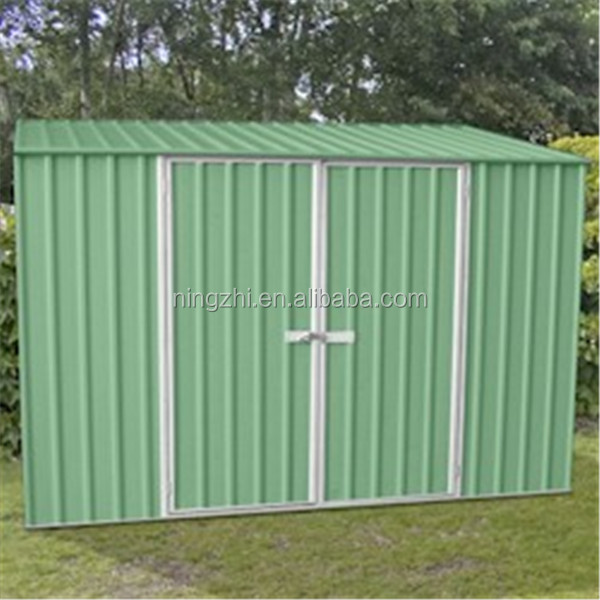 Prefab Backyard Shed Corrugated Steel Garden Shed- DIY Steel Kit- Storage Sheds Sale