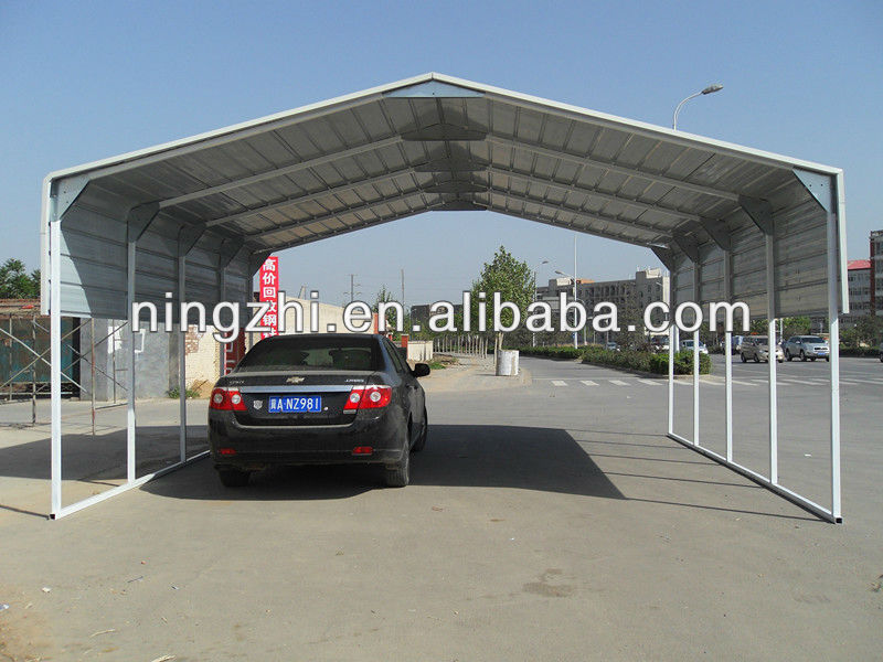 Steel Carport for two cars 6x6x3.5m / Metal Carport canopy