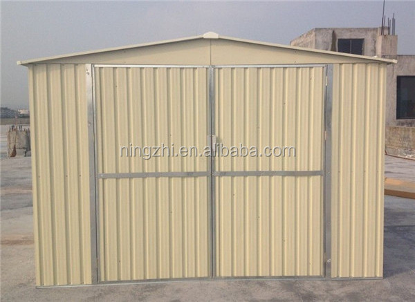 Prefab Backyard Shed Corrugated Steel Garden Shed- DIY Steel Kit- Storage Sheds Sale