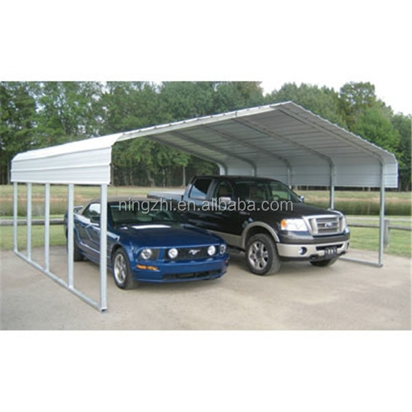 2 Car Metal Carport,High Snow Load Carport,Modern Cantilever Carport for Car Parking