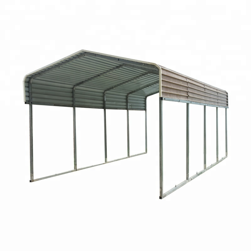 steel frame parts design for snow load carport