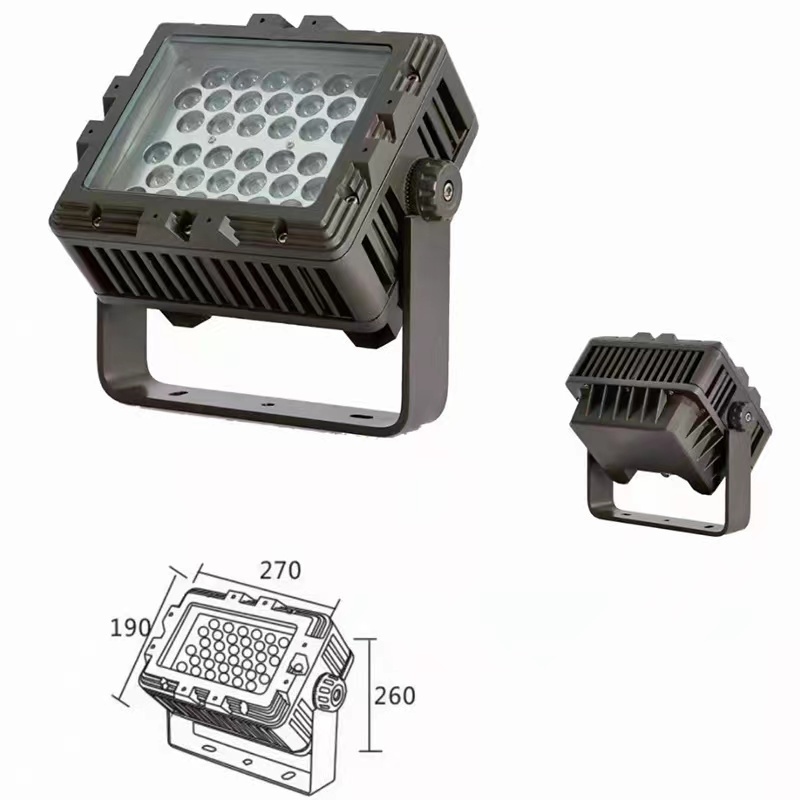 108w 144w 180w square led spot light for square lighting outdoor reflector 100w 150w 200w