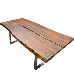 Live Edge Dining Table dining table live edge wood slab Acacia wood