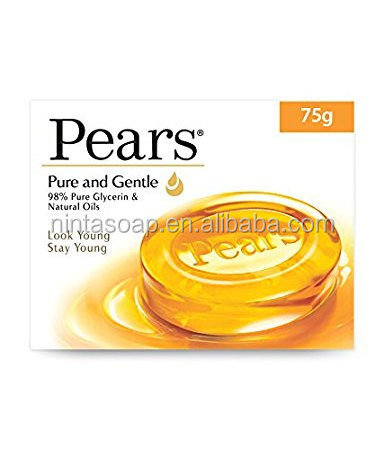 hot selling soap pear pure beauty bar plant oil soaps 125g