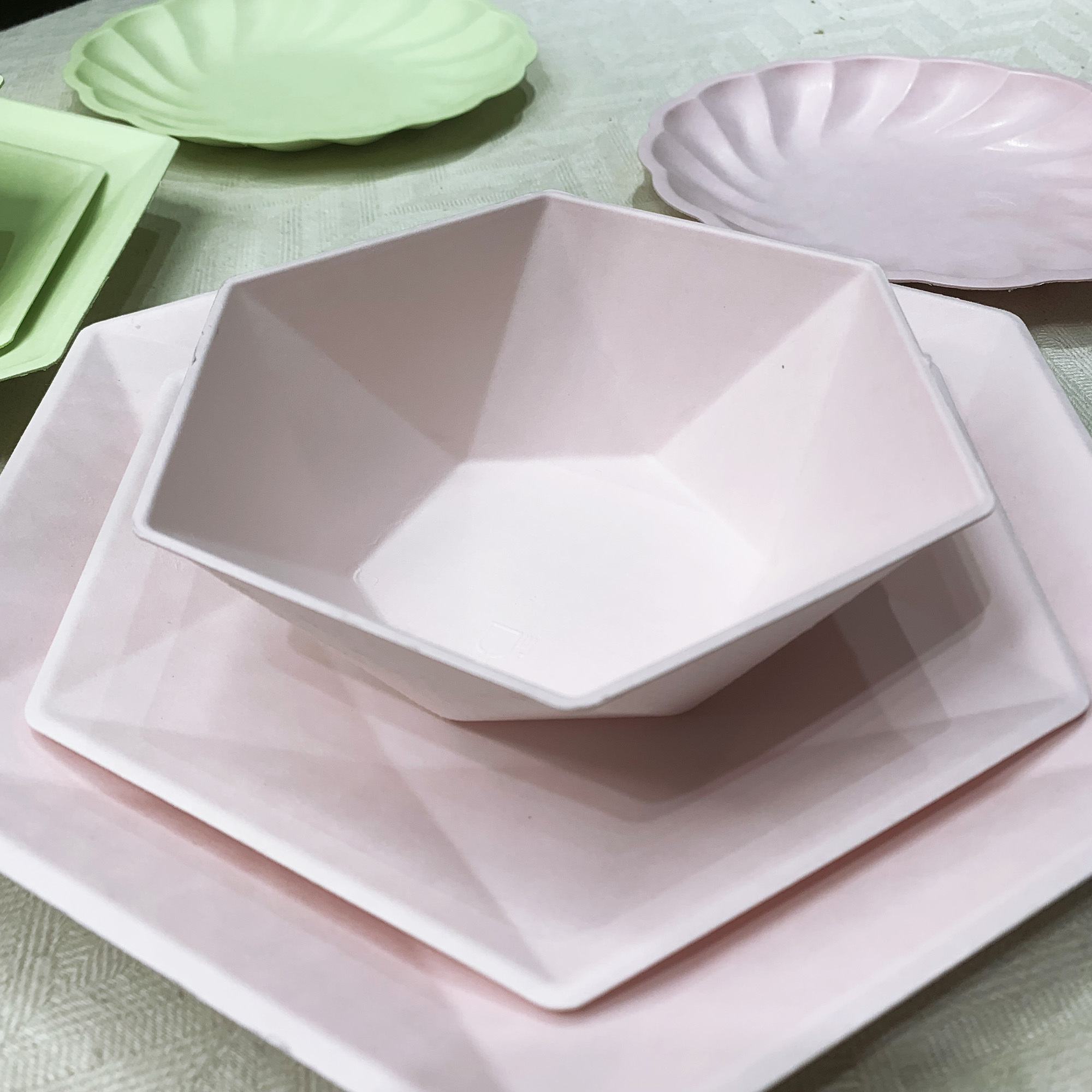 Craft Paper Dish Disposable Paper Plate Bowl for Party