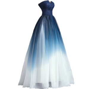 New Gradually Changing Color Medieval Dress Queen Renaissance Princess Ball Gown