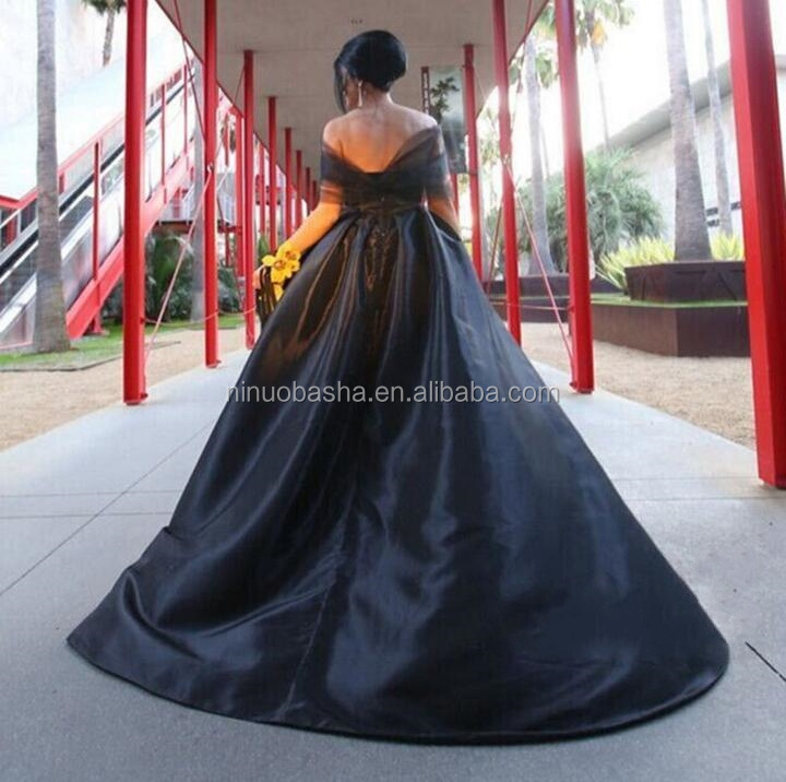 NW1150 Black Short Front and Long Back Prom Party Dress New Women's Formal Gown