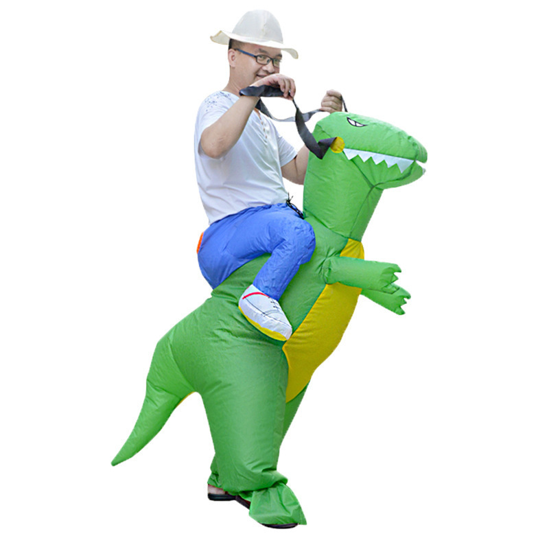 Halloween New Design Ride On Animal Kids Dinosaur Blow Up Cosplay Children Christmas Inflatable Costume