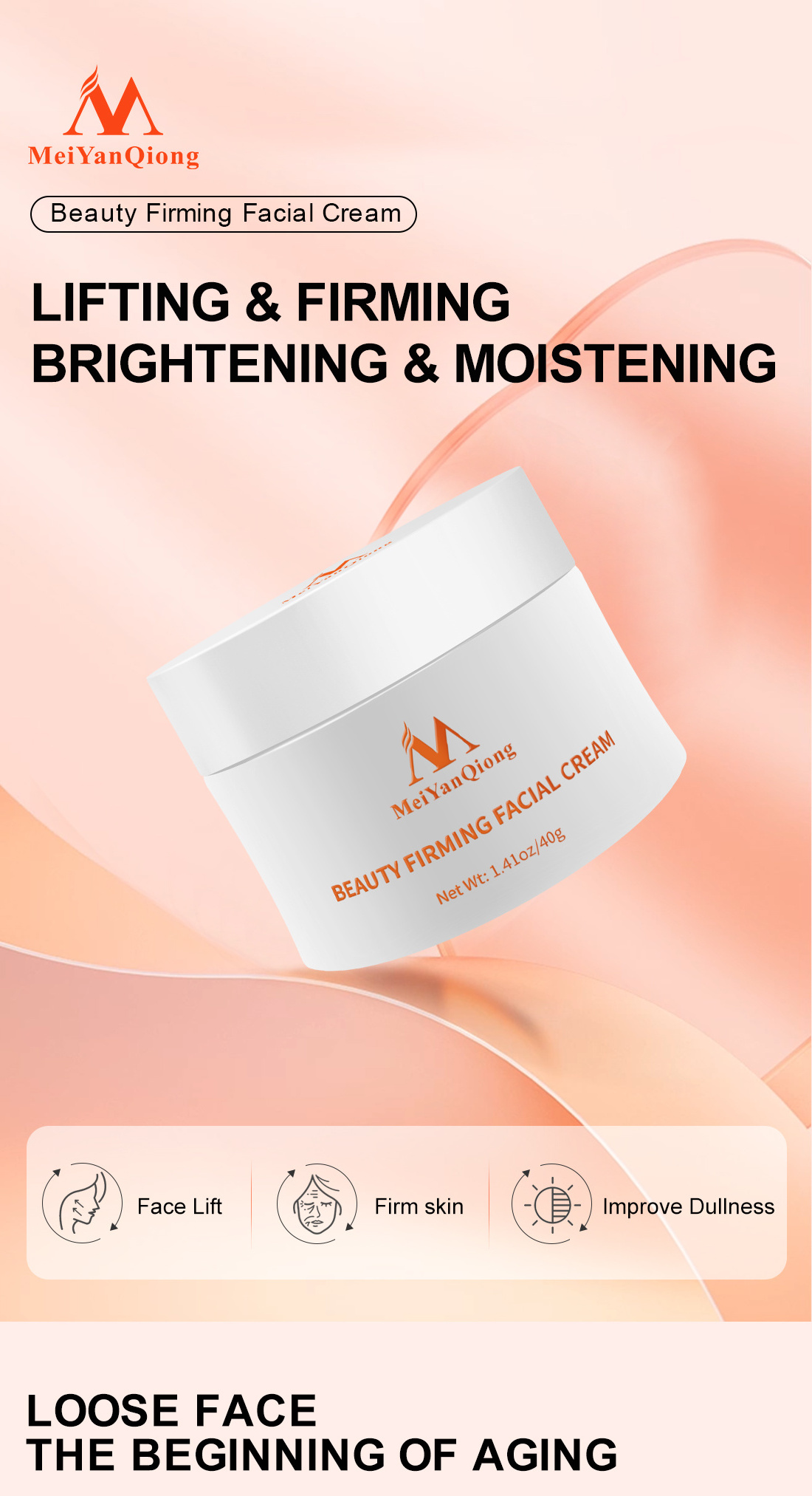 Whitening Skin Care Anti Aging Anti Wrinkles Face Moisturizer Cream Slimming Lifting Firming Chin Small Face Massage Cream