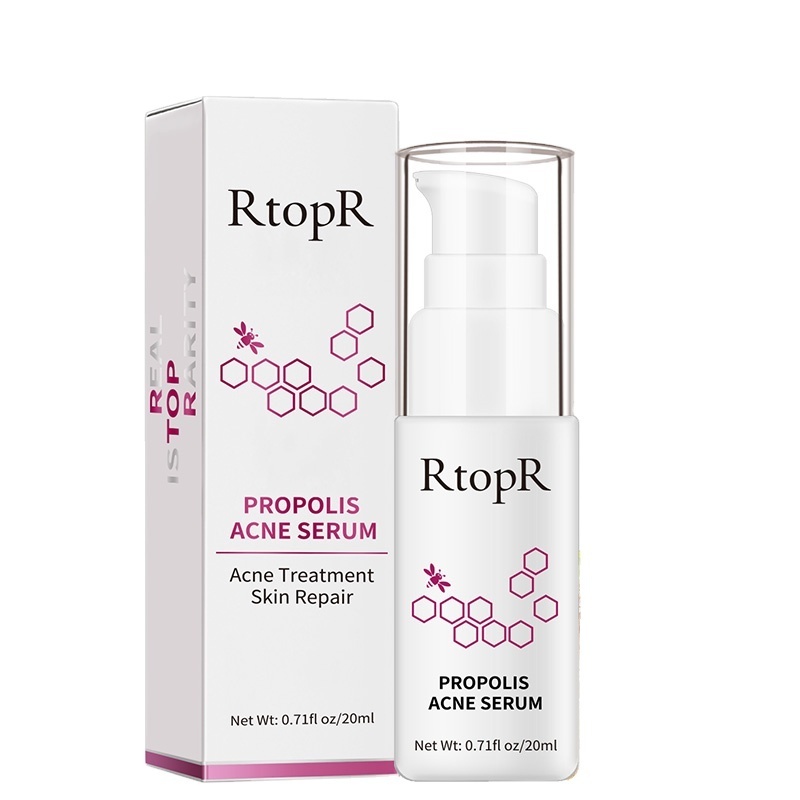 RtopR Official Store Propolis Acne Serum Repair Acne Brightening Serum Scar Spots Cleaning Serum Shrink Pores Acne Treatment