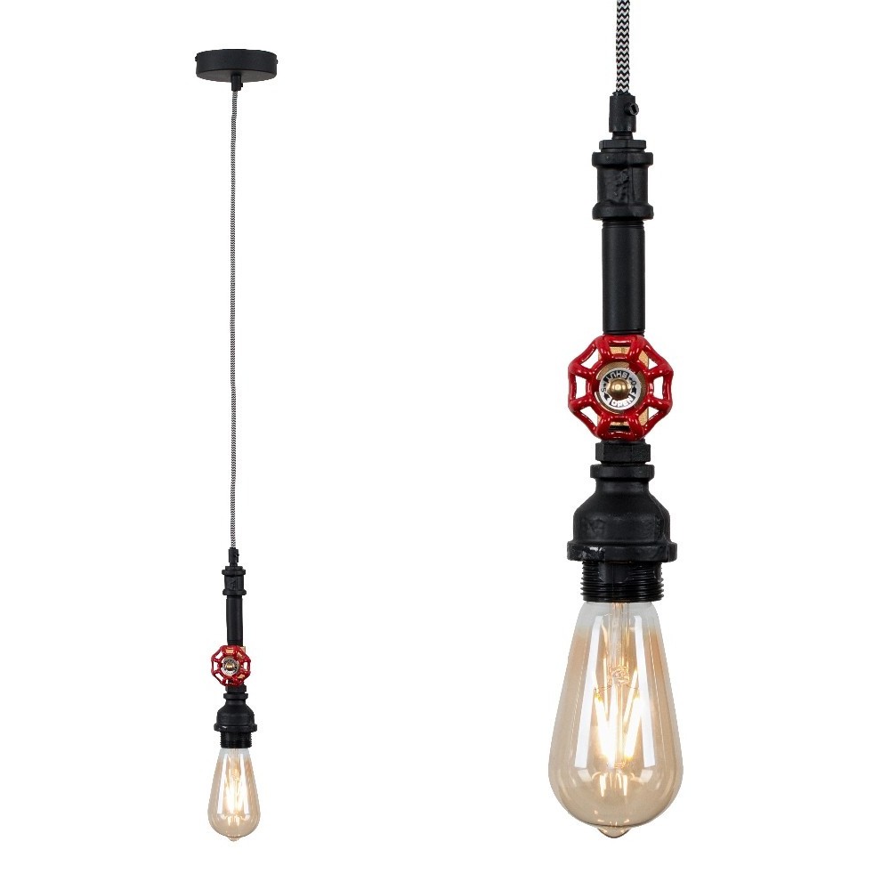 Nordic Style Chandelier Sputnik Design loft industrial light Luiggi Matt black Steam Punk Ceiling Light