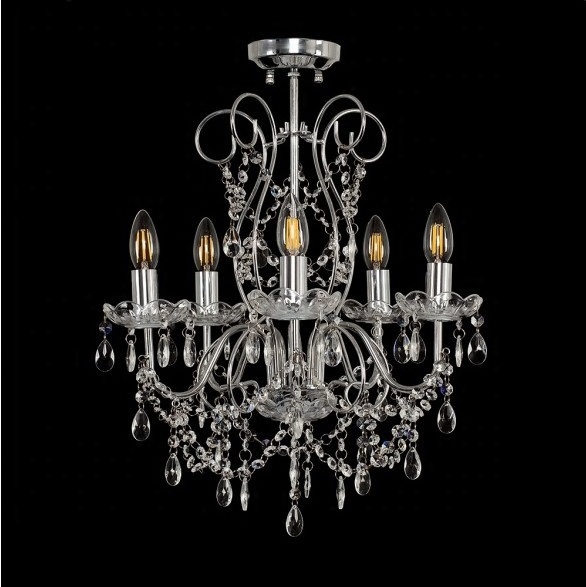 Vintage Ceiling Lamp Crystal Chandelier Pendant Light Fixture Chrome Metal New Lighting E14/E12 Modern Energy Saving 940510000