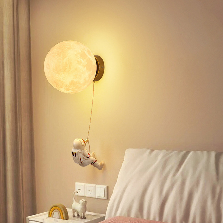 Decorative Astronaut Wall Lighting Indoor For Children's Room With 50cm Cable Led G9 7W Sconce Wall Bracket Light Night Lamps