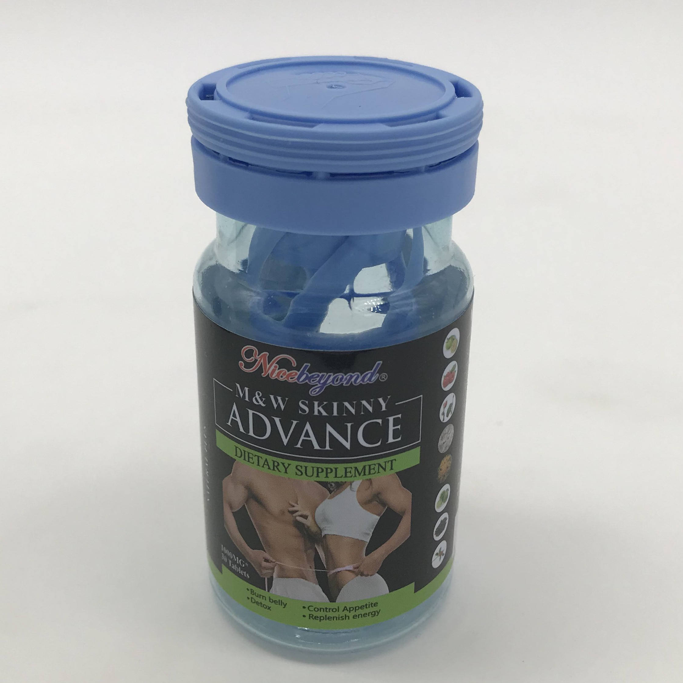 OEM Nicebeyond M&W SKINNY ADVANCE  500mg*30 capsules Natural Strong formula