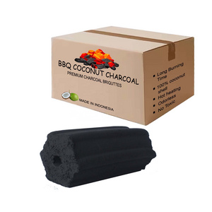 BBQ Briquettes  Charcoal for Barbecue Hot Heating Low Ash Hexagonal Shape Premium Coconut Shell Charcoal Grill High Quality