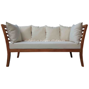 Teak wood Garden Outdoor Lounge Sofa Indonesia 3 deep seating furniture