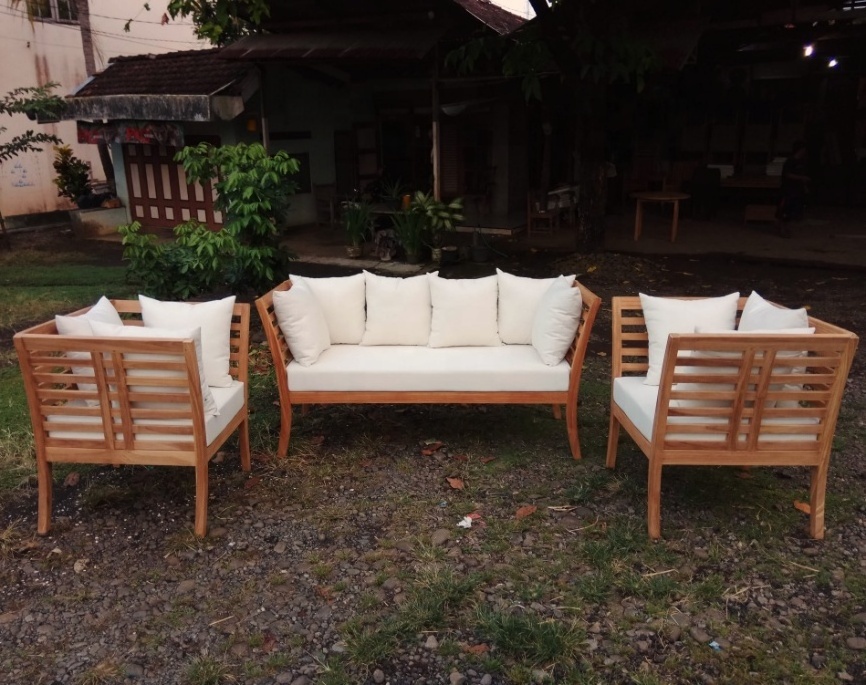 Modern Design Teak Wooden garden lounge sofa sets outdoor furniture