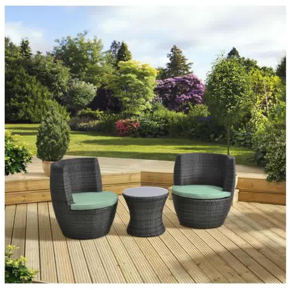 Stackable Rattan Wicker Chairs Outdoor Patio Furniture Garden Sets