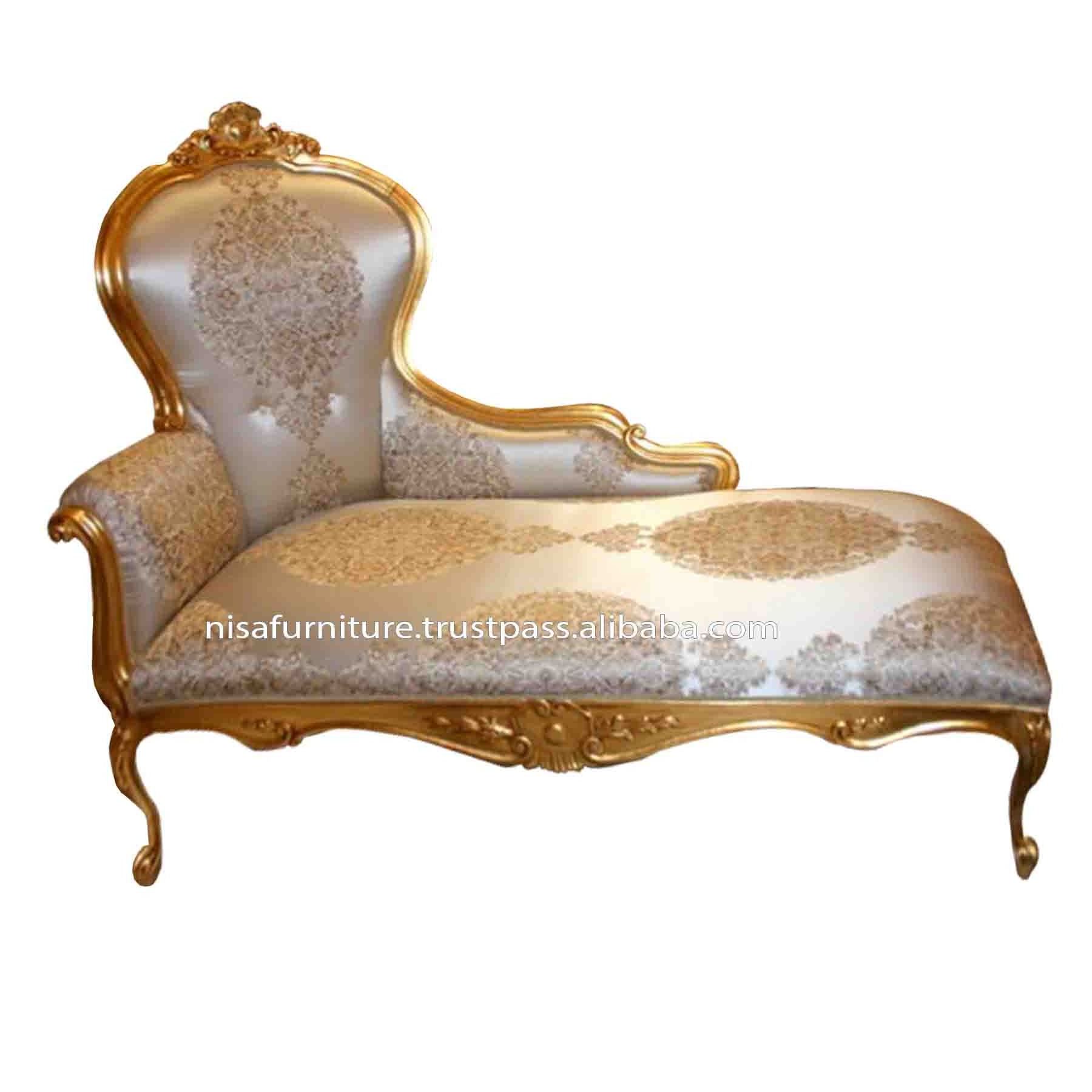 Antique Luxury French Royal Wedding Living Room chaise lounge Sofa