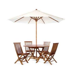 White Outdoor Garden Umbrella furniture