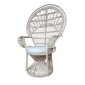 Grand Adult Natural Rattan Peacock Chair Wicker Indoor Indonesia Furniture Products