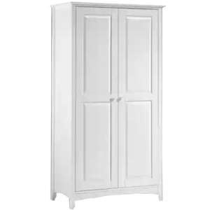 modern bedroom wooden wardrobes white color two door armoire