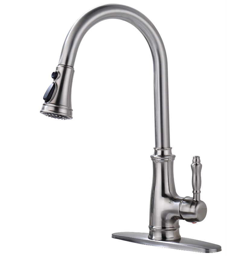 New Style Fashion Pull Out Sprayer brushed Kitchen Taps Sink Faucet Kitchen Faucet