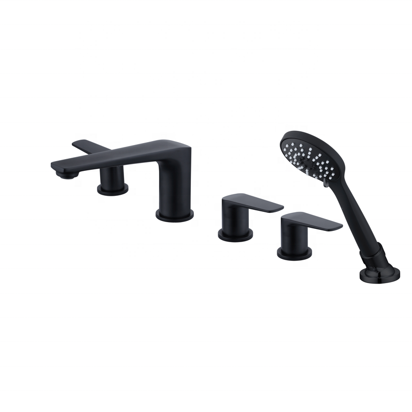 Multi Function Deck Mount Bathtub Bath Shower Faucet Set Mixer Tap Bath Tub Faucet