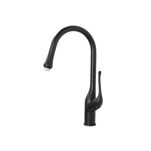 Popular Sink Kitchen Faucet for Kitchen Retractable Brass Single Black Kitchen Tap Single Handle Cold Hot Water Single Hole YUFA