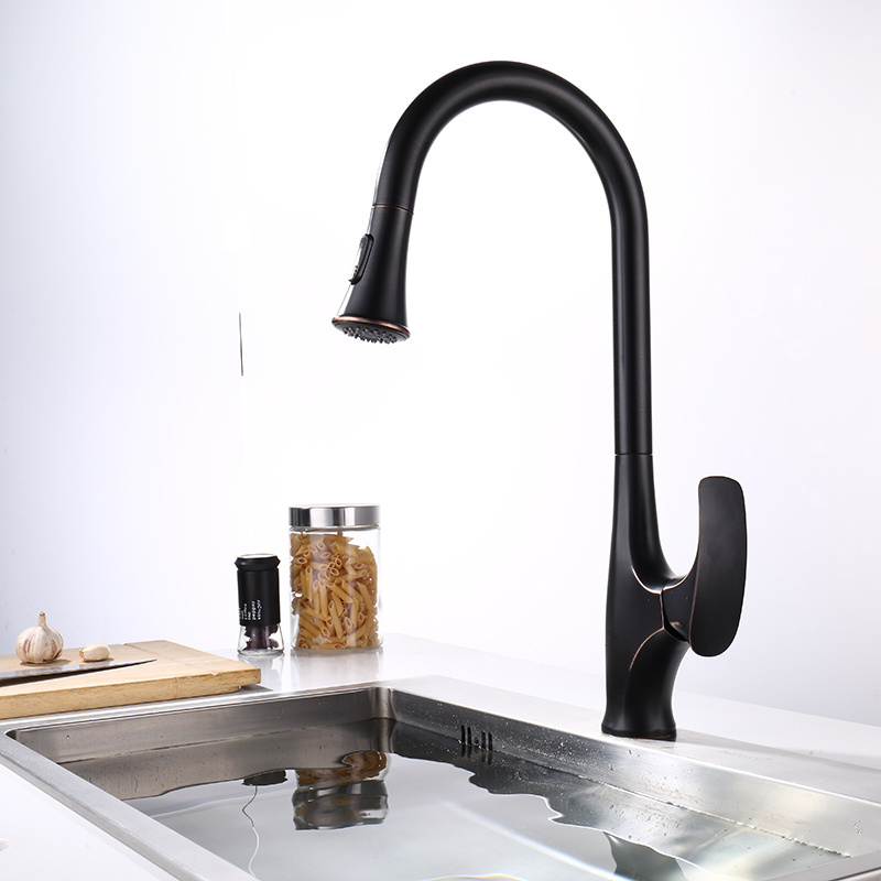 Luxury Halloweenll Out Kitchen Faucet Tap Single Hole 360 Degree Kitchen Sink Faucet Kitchen Mixer Taps Oil Party Suppliesmodern