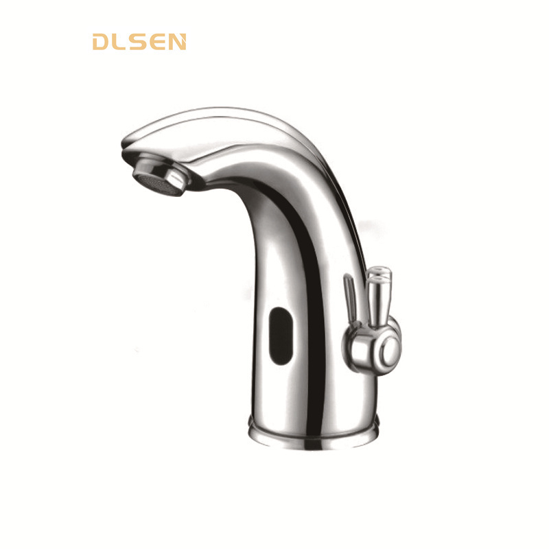 Modern Electric Auto Faucet Commercial Sensor Touchless Basin Tap Cold Water Mixer Tap Cold Hot Water Function Sense Faucets