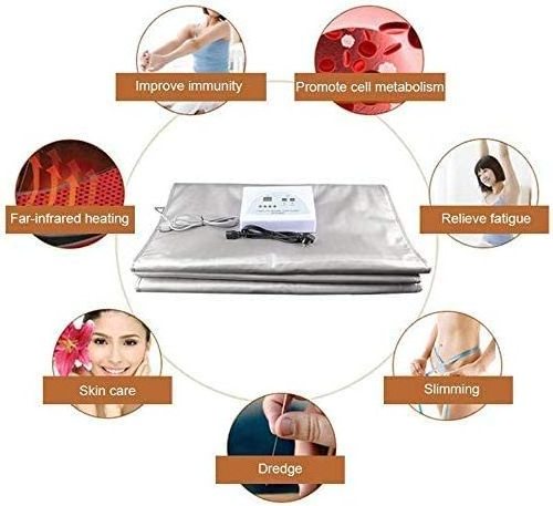 Professional Detox Therapy Infrared Blanket Body Wrap Heat Far Infrared Sauna Blanket For Weight Loss And Detox