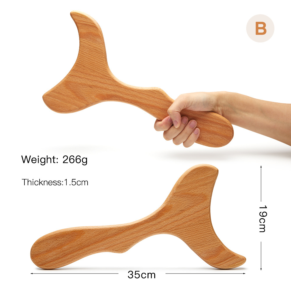 Wooden Massage Tools Guasha Massager Wood Therapy Massage Tools Set Guasha Roller Set