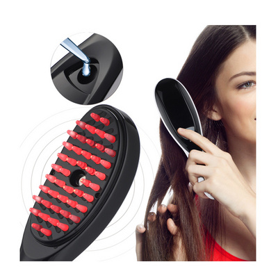 Electric Laser Hair Growth Comb Anti Hair Loss Massage Therapy Infrared Red Light Ions Vibration Massager Brush