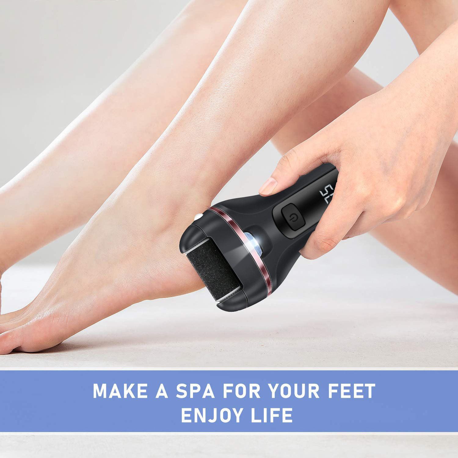 Rechargeable Callus Shaver Remover Electric Foot File Callus Remover for Feet Scrubber