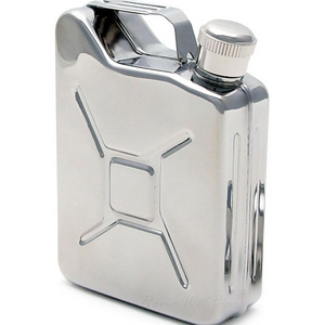 Wholesale Custom Liquor Sets Leather vaccum Hip Flask stainless steel