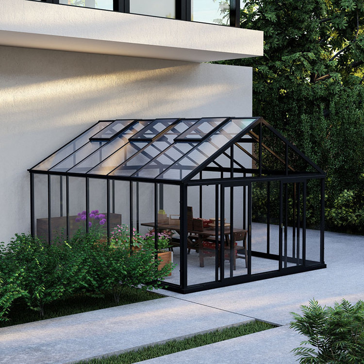 Outdoor Patio Gazebo wedding tent Aluminum Glass House  SUNROOM Garden House greenhouse container house