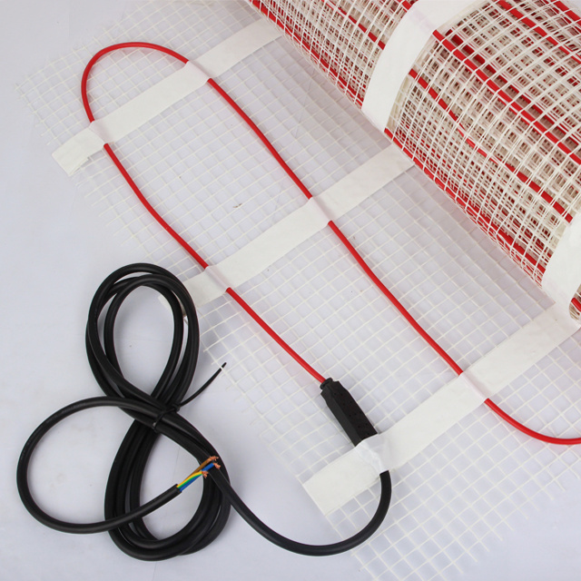 Manufacturer of electric heating mat from china factory supplier twin conductor under tile driveway snow melting